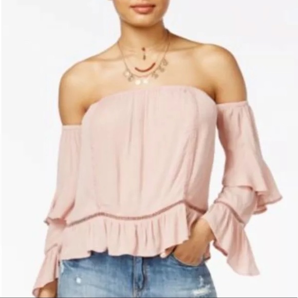 American Rag Tops - American Rag | Off the Shoulder Boho Ruffle Top